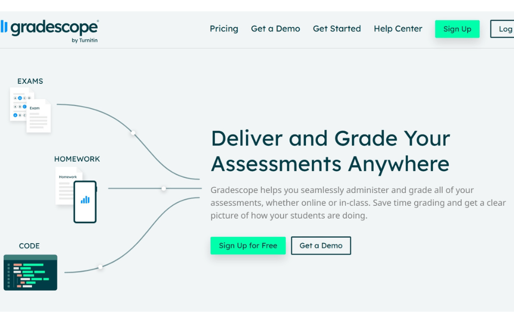 Gradescope homepage image