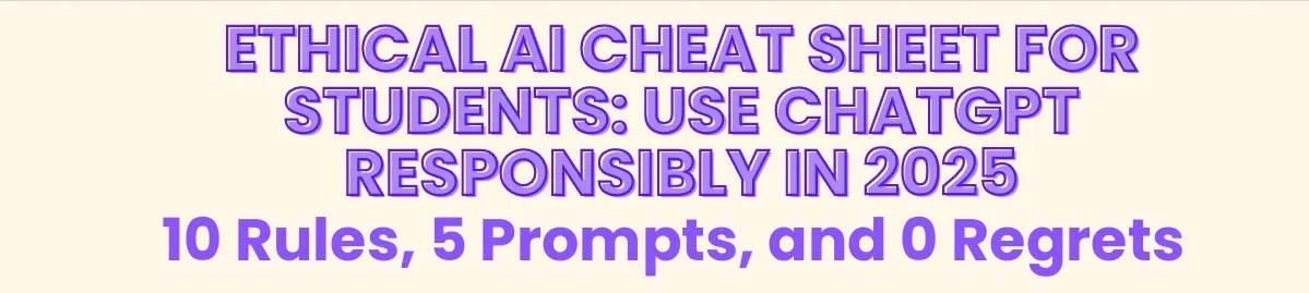 ethical AI sheet