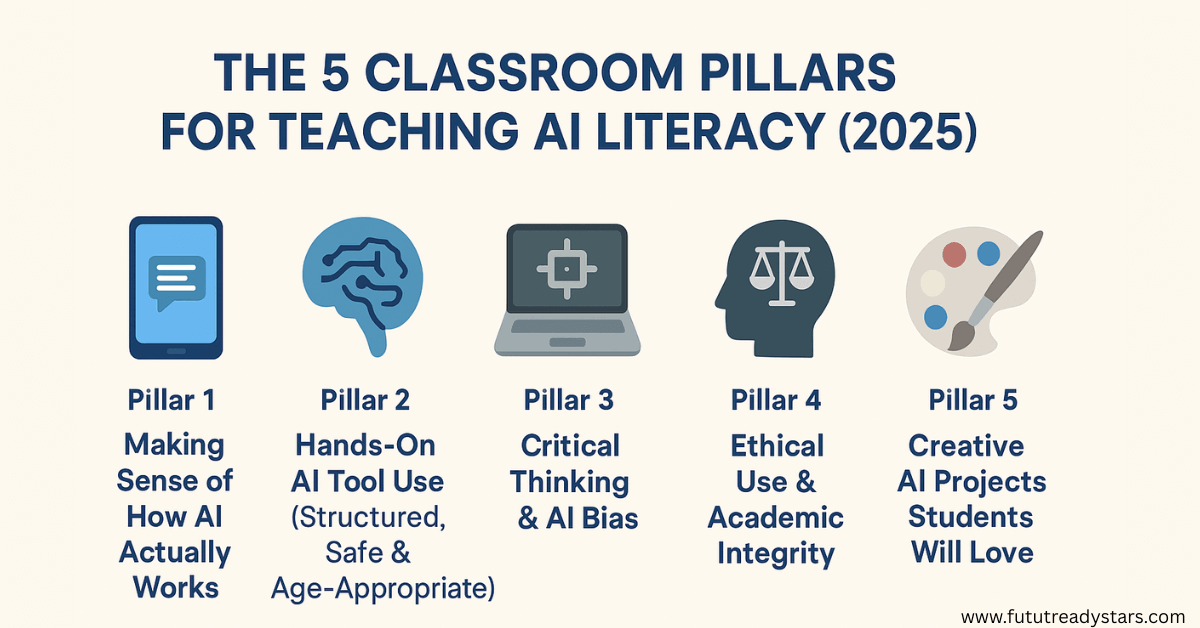 THE 5 CLASSROOM PILLARS FOR TEACHING AI LITERACY (2025)