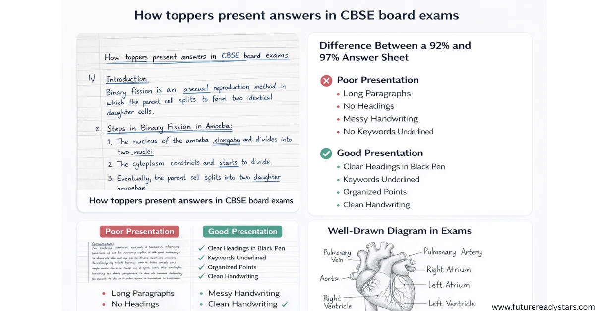 How topper present answers in CBSE board exam