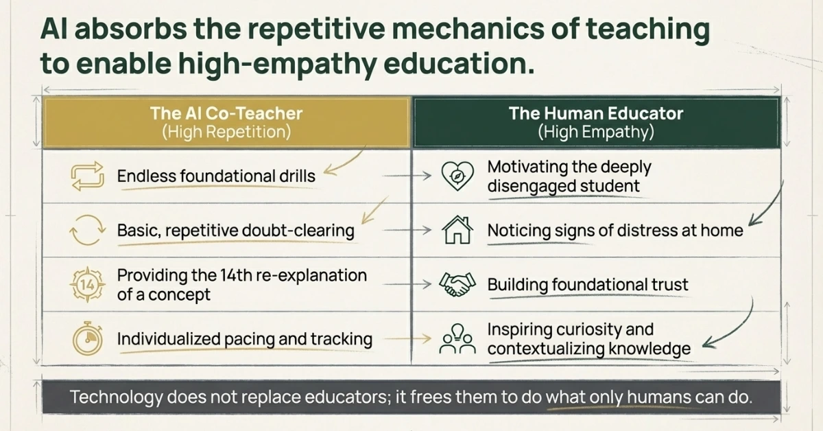 Will AI Replace the Human Teacher?